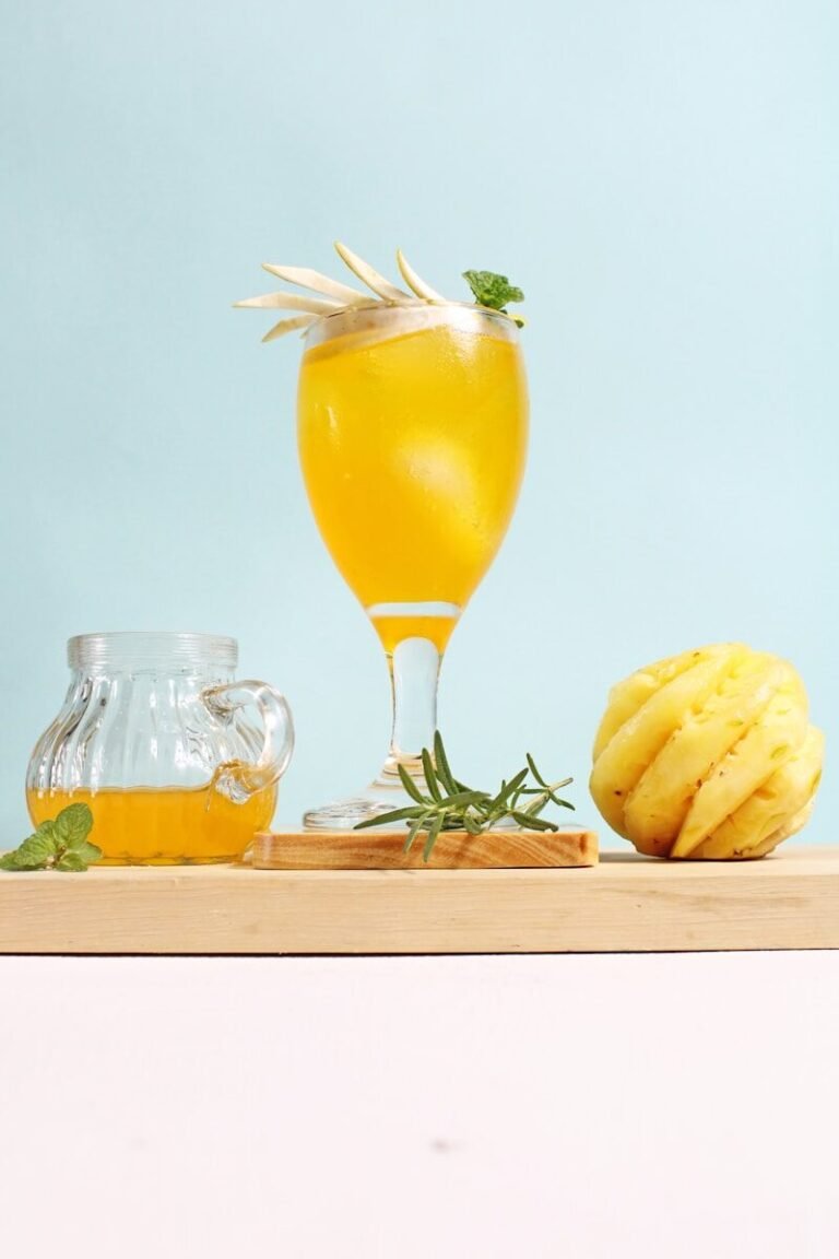 Zumo de piña